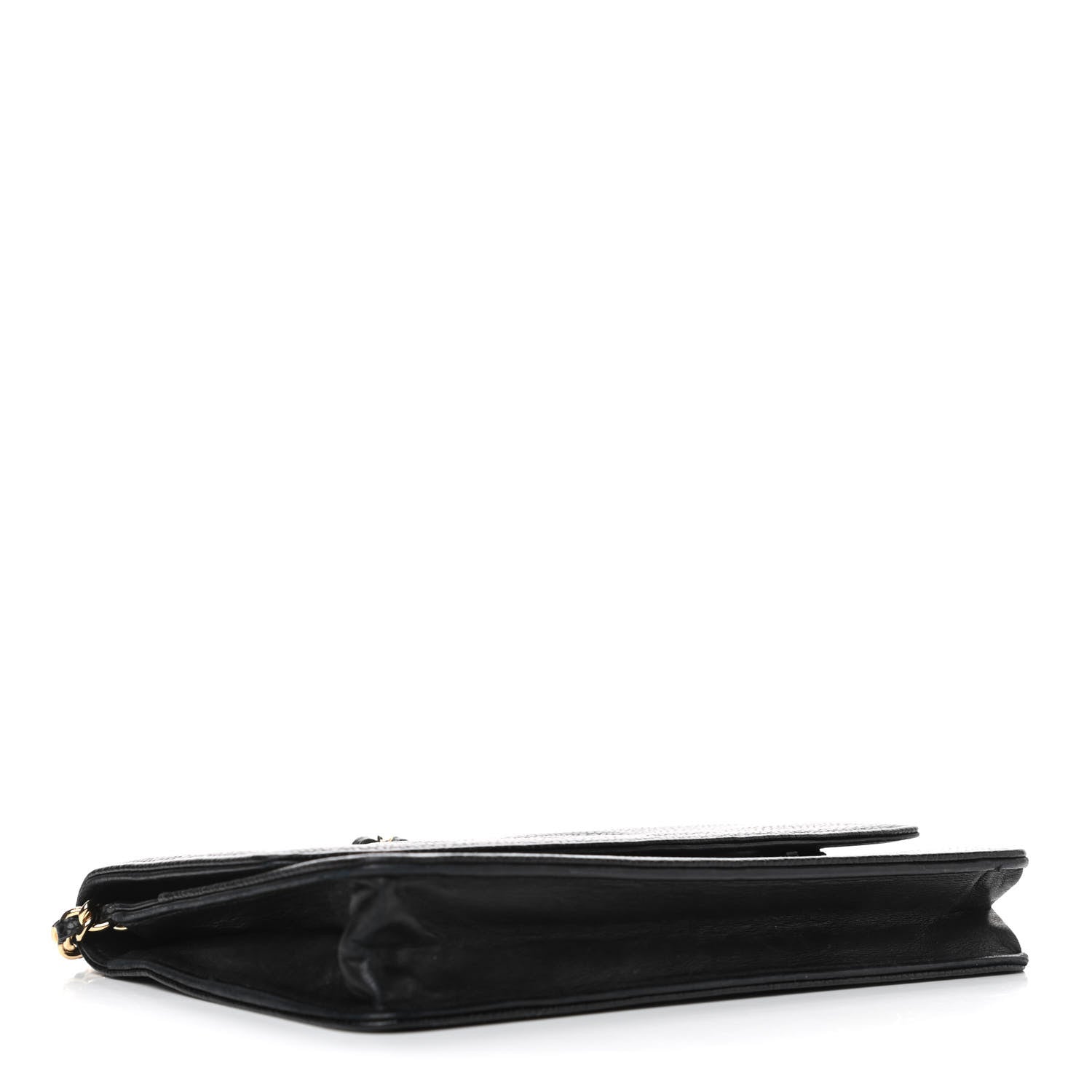 Chanel Caviar Timeless CC Wallet On Chain WOC Black 3 of 6