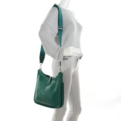 Hermes Taurillon Clemence Evelyne III PM Malachite 4 of 11