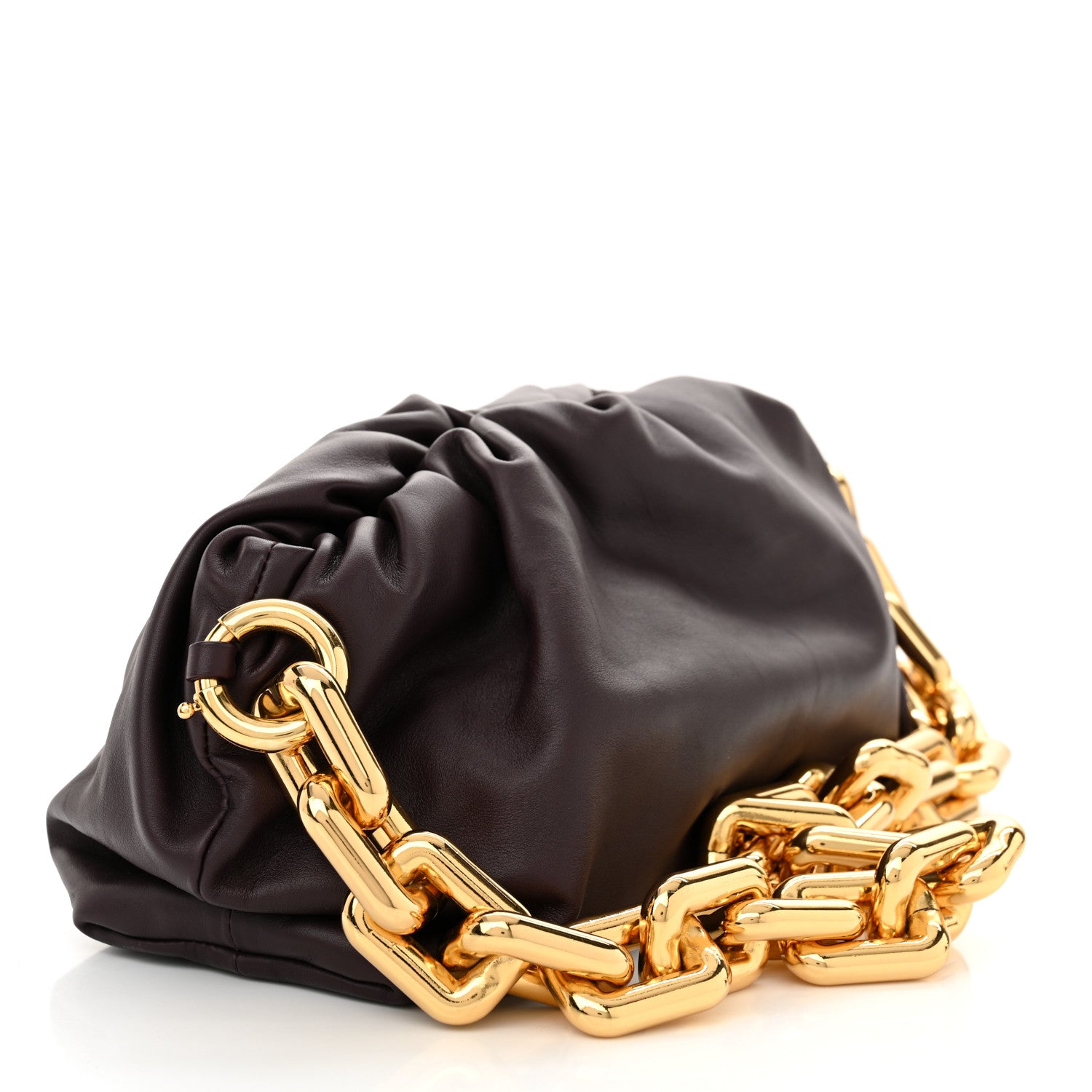 Bottega Veneta Calfskin The Pouch Chain Grape 3 of 10