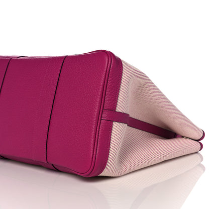 Hermes Toile Negonda Garden Party Tote 36 MM Rose Pourpre 8 of 9