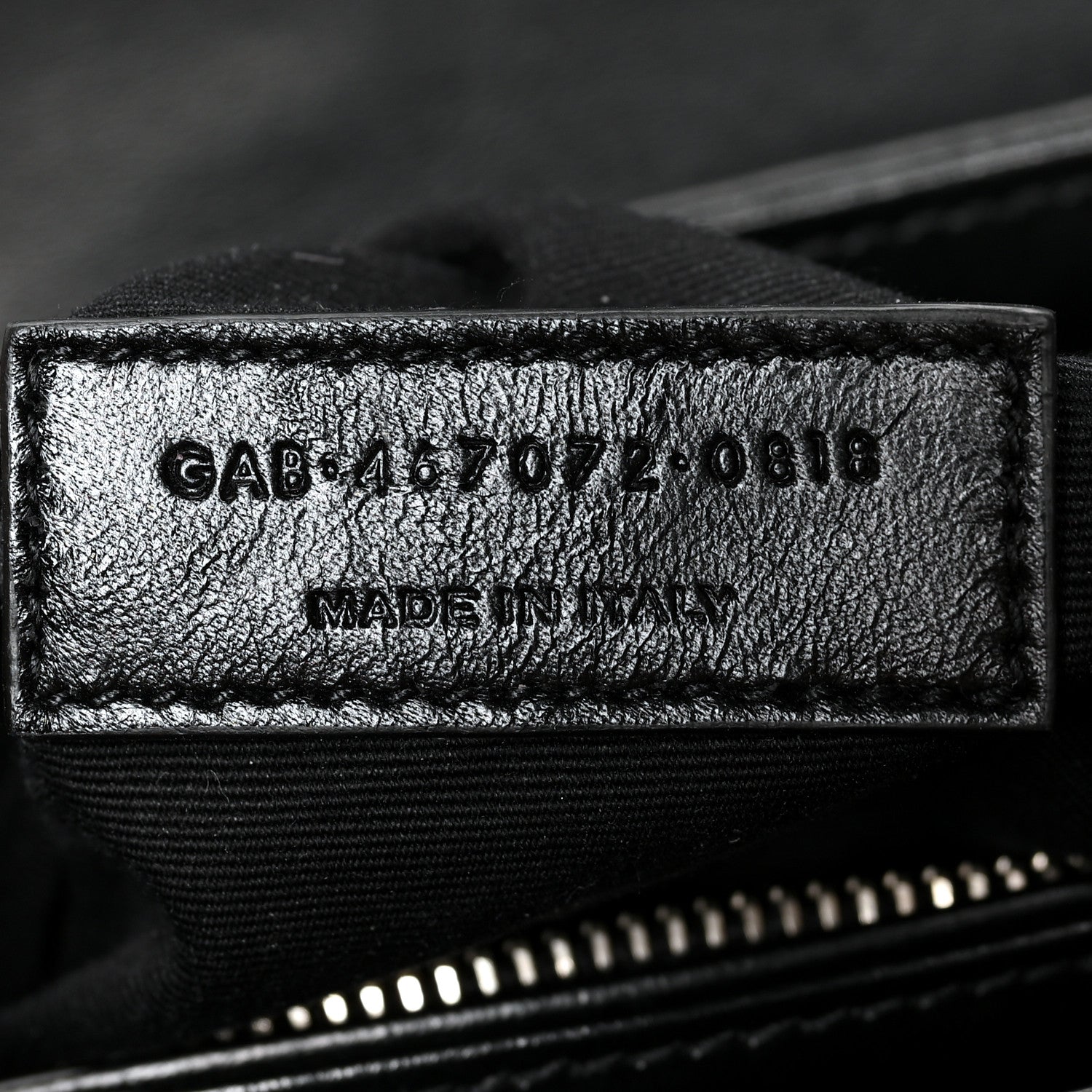 Saint Laurent Calfskin Y Quilted Monogram Toy Loulou Crossbody Bag Black 7 of 10