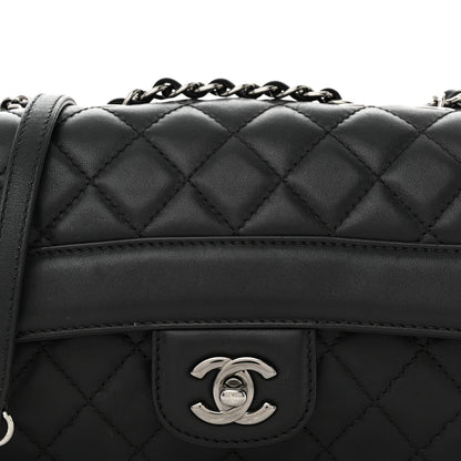Chanel Calfskin Quilted Small Coco Corset Flap Black 8 of 13