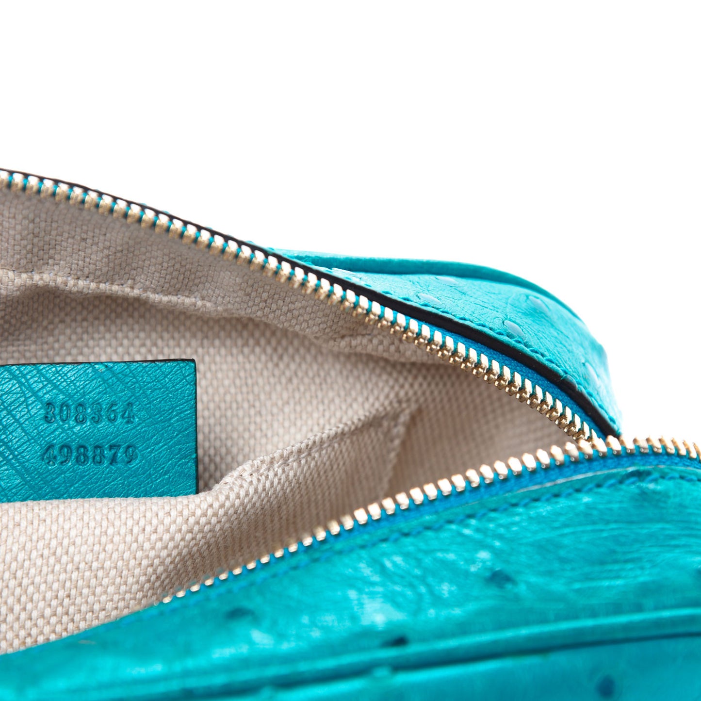 Ostrich Small Soho Disco Bag Teal