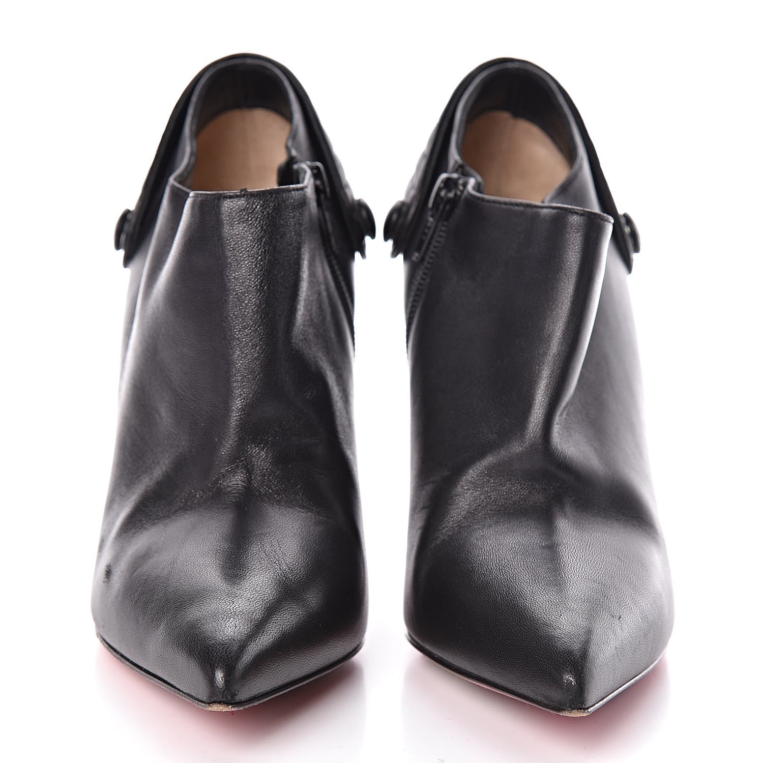 Christian Louboutin Nappa Huguette 100 Ankle Boots 38.5 Black 2 of 10