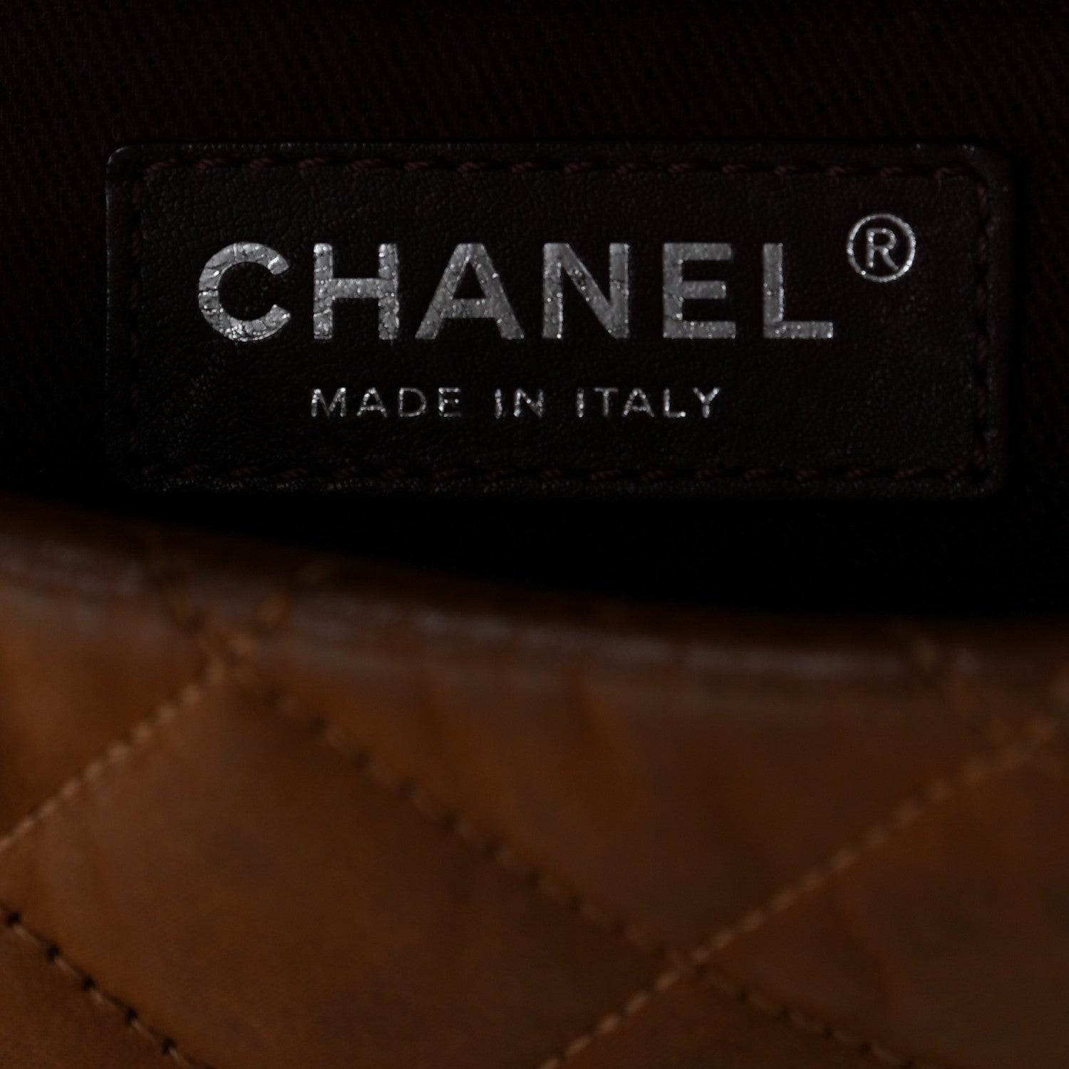 Chanel Iridescent Calfskin Medium In The Mix Flap Light Brown 7 of 13