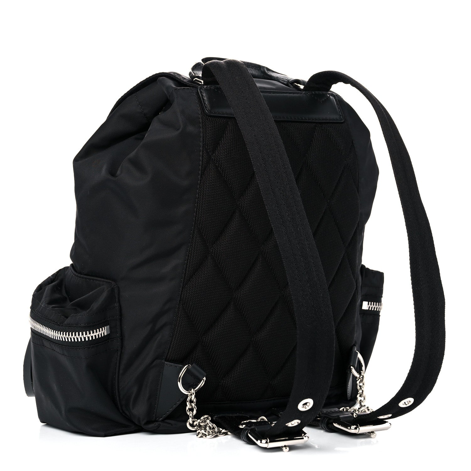 Burberry Nylon Medium Rucksack Backpack Black 2 of 11
