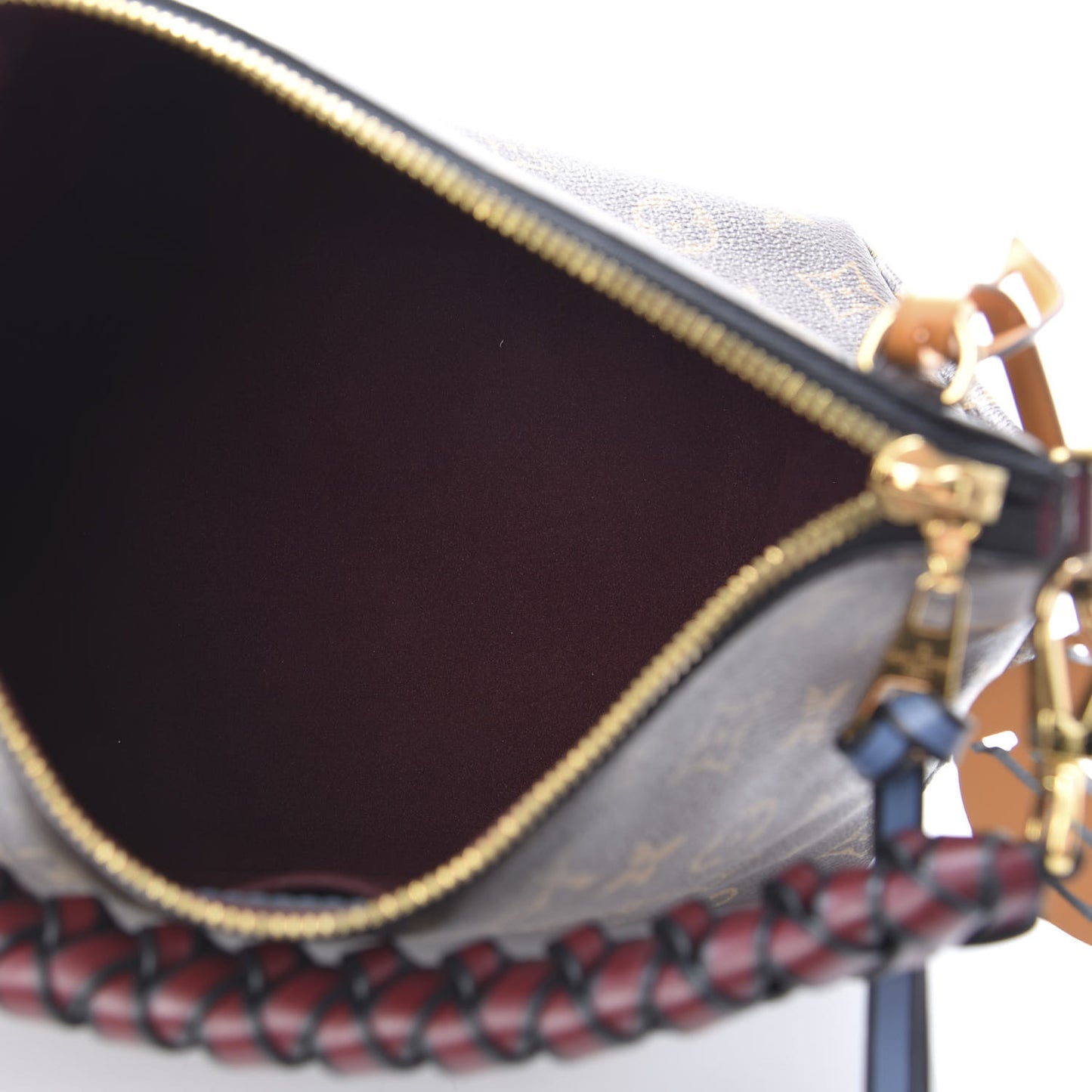 Monogram Beaubourg Hobo Mini Bordeaux Red Peach Safran Blue Jean Blue