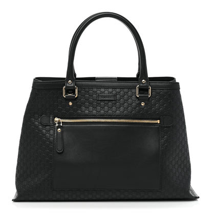Gucci Soft Microguccissima Medium Tote Black 1 of 11