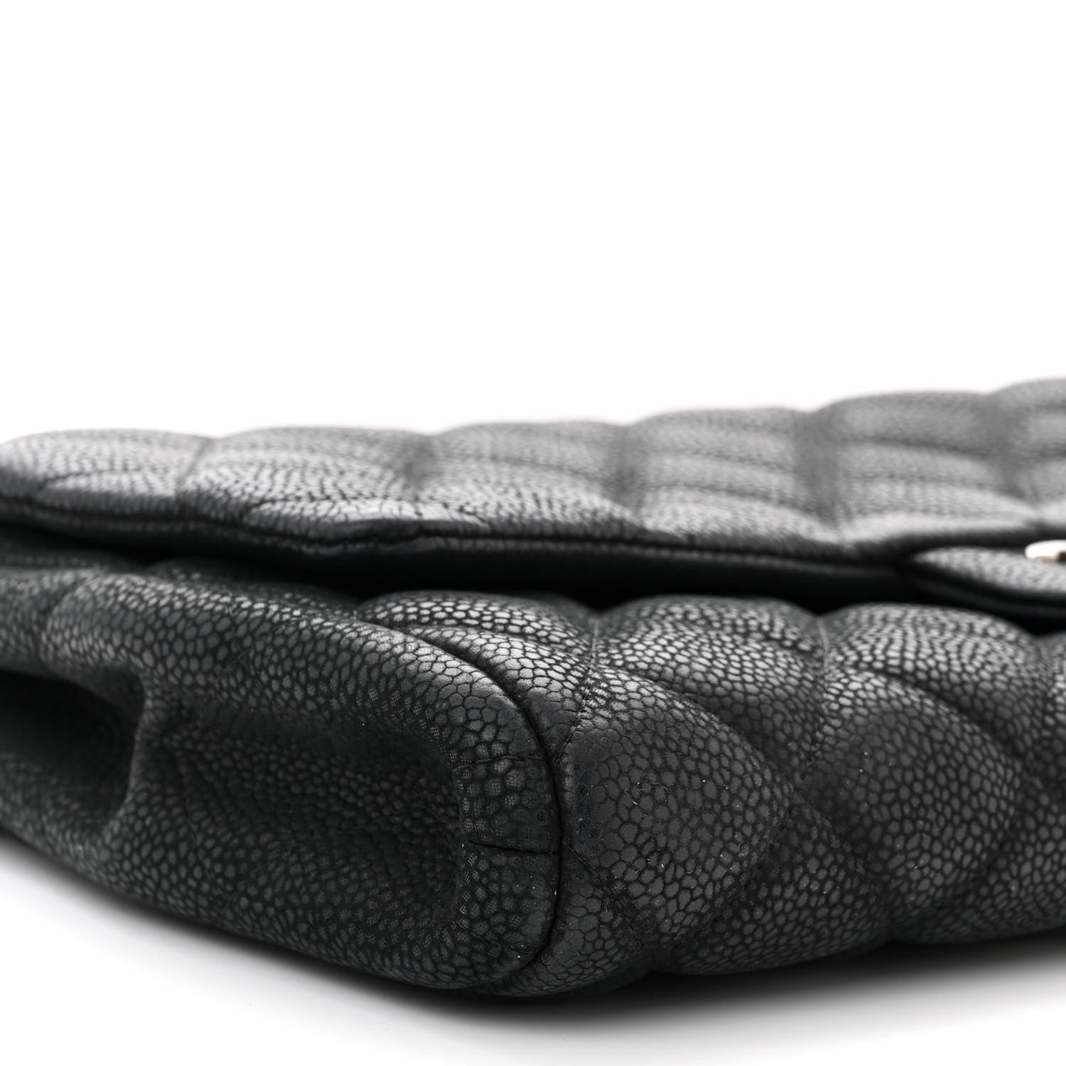 Chanel Caviar Quilted Clutch With Chain Flap Black 9 of 12
