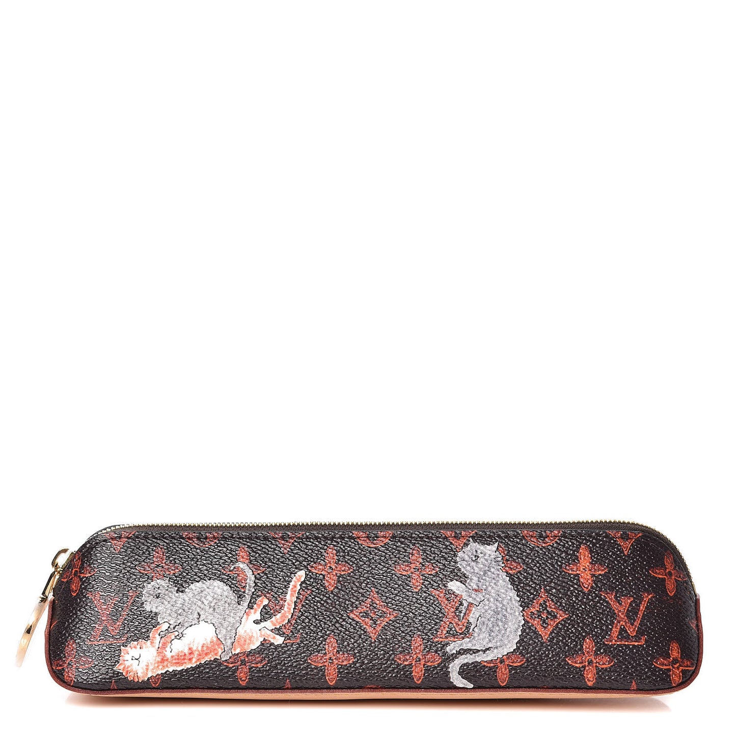 Catogram Elizabeth Pouch Orange Marron
