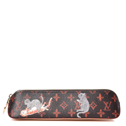 Louis Vuitton Catogram Elizabeth Pouch Orange Marron 1 of 7
