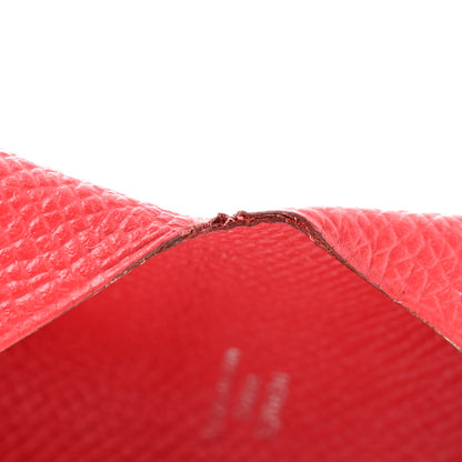 Hermes Epsom Bastia Coin Purse Rouge Casaque 8 of 9