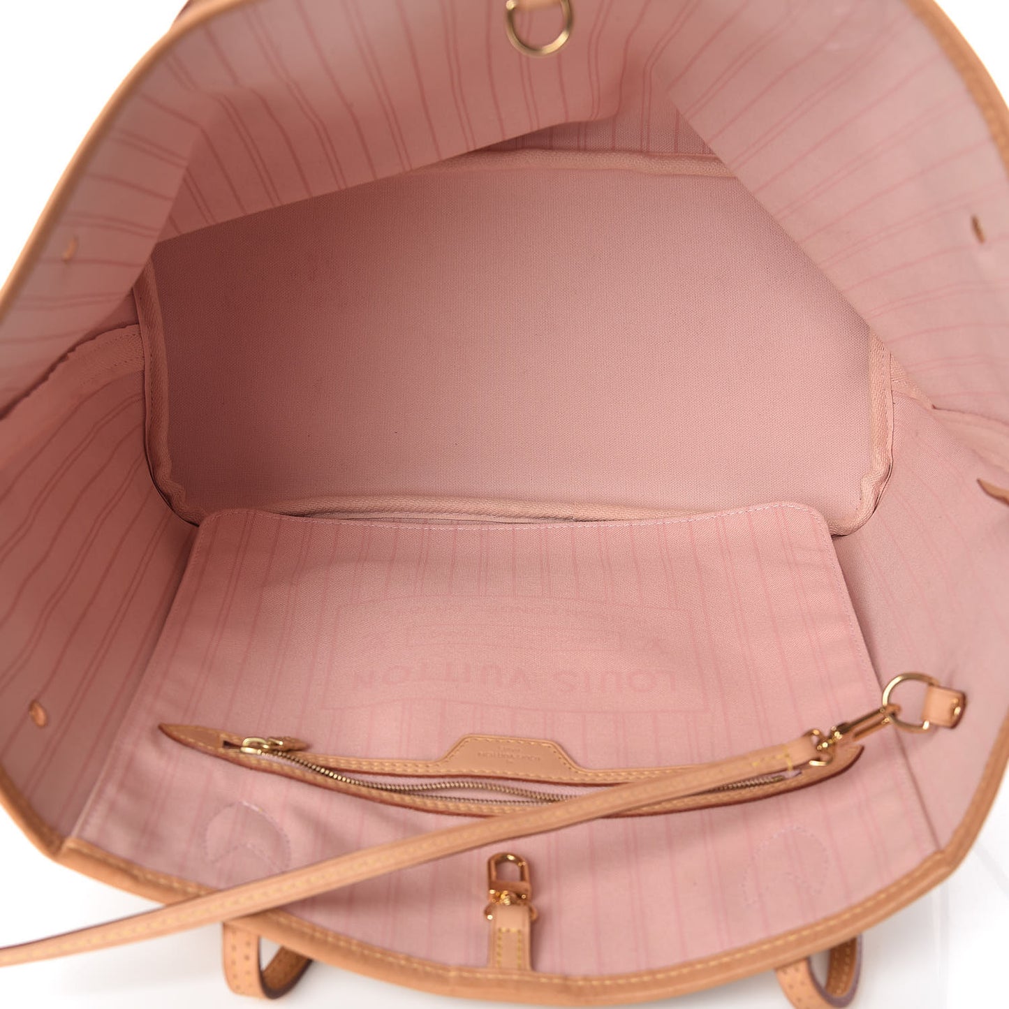 Damier Azur Neo Neverfull MM Rose Ballerine