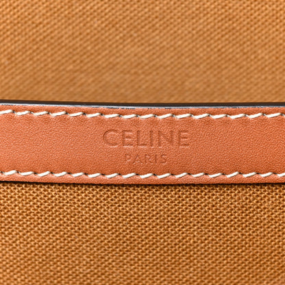 Celine Triomphe Canvas Calfskin Medium Cabas Bag Tan 7 of 19