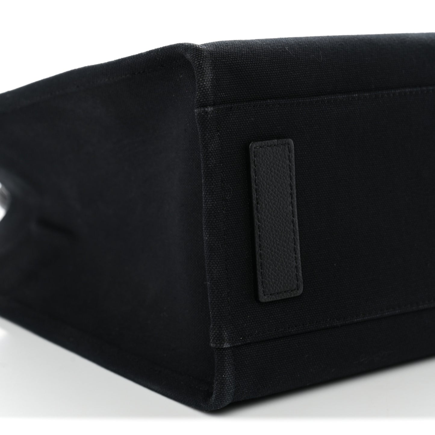 Canvas Calfskin Large La Medusa Tote Bag Black