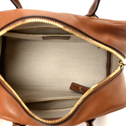 Saint Laurent Calfskin Small Sac De Jour Boston Handle Toasted Brown 5 of 11