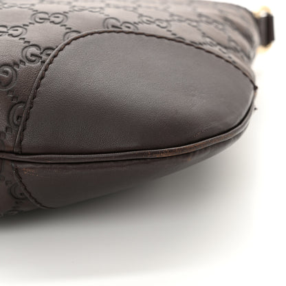 Gucci Guccissima Small Lovely Heart Messenger  Dark Brown 14 of 15