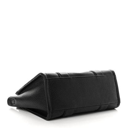 Marc Jacobs Grained Calfskin Small The Tote Bag Black 3 of 8