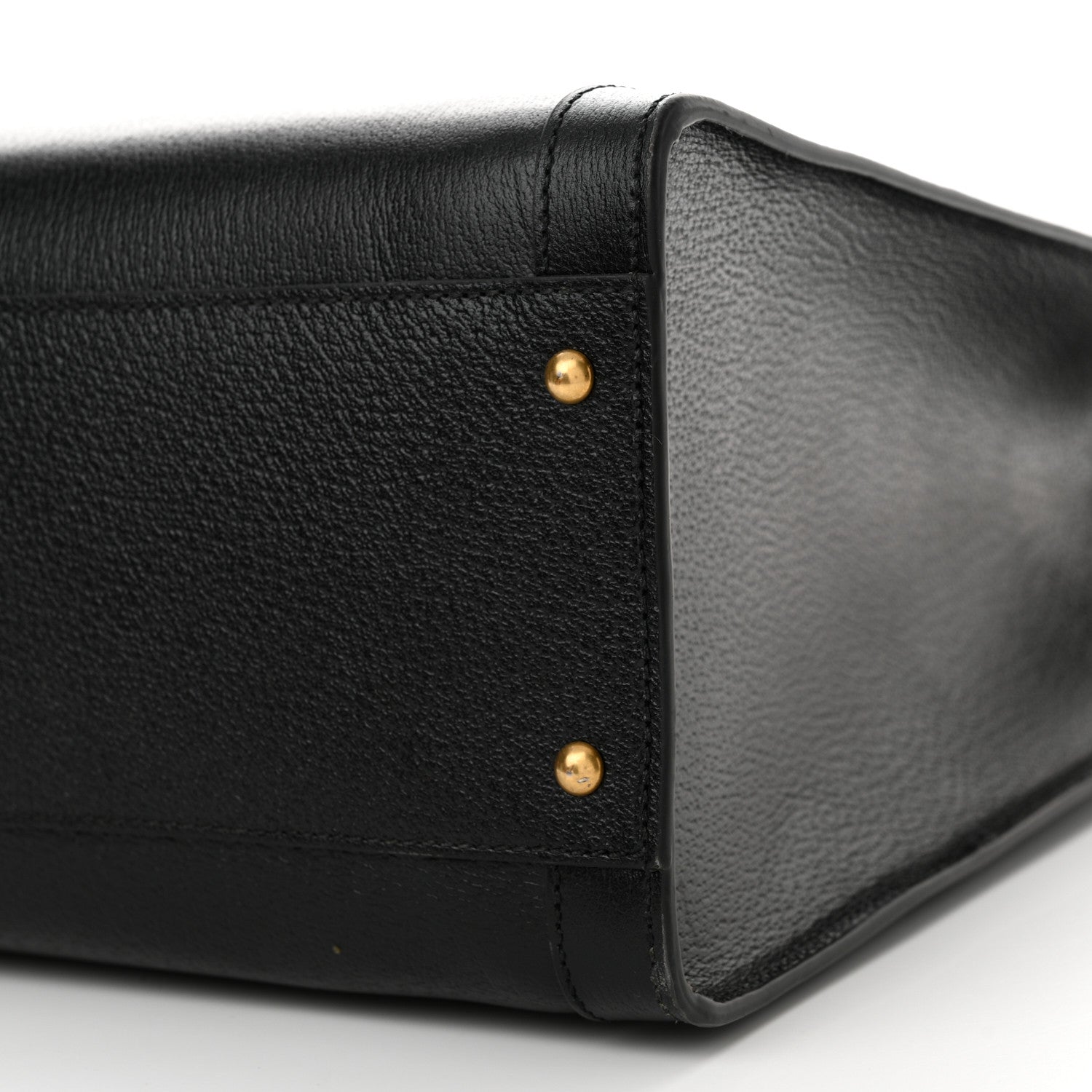 Gucci Wonka Grain Calfskin Large Diana Tote Bag Black 11 of 13