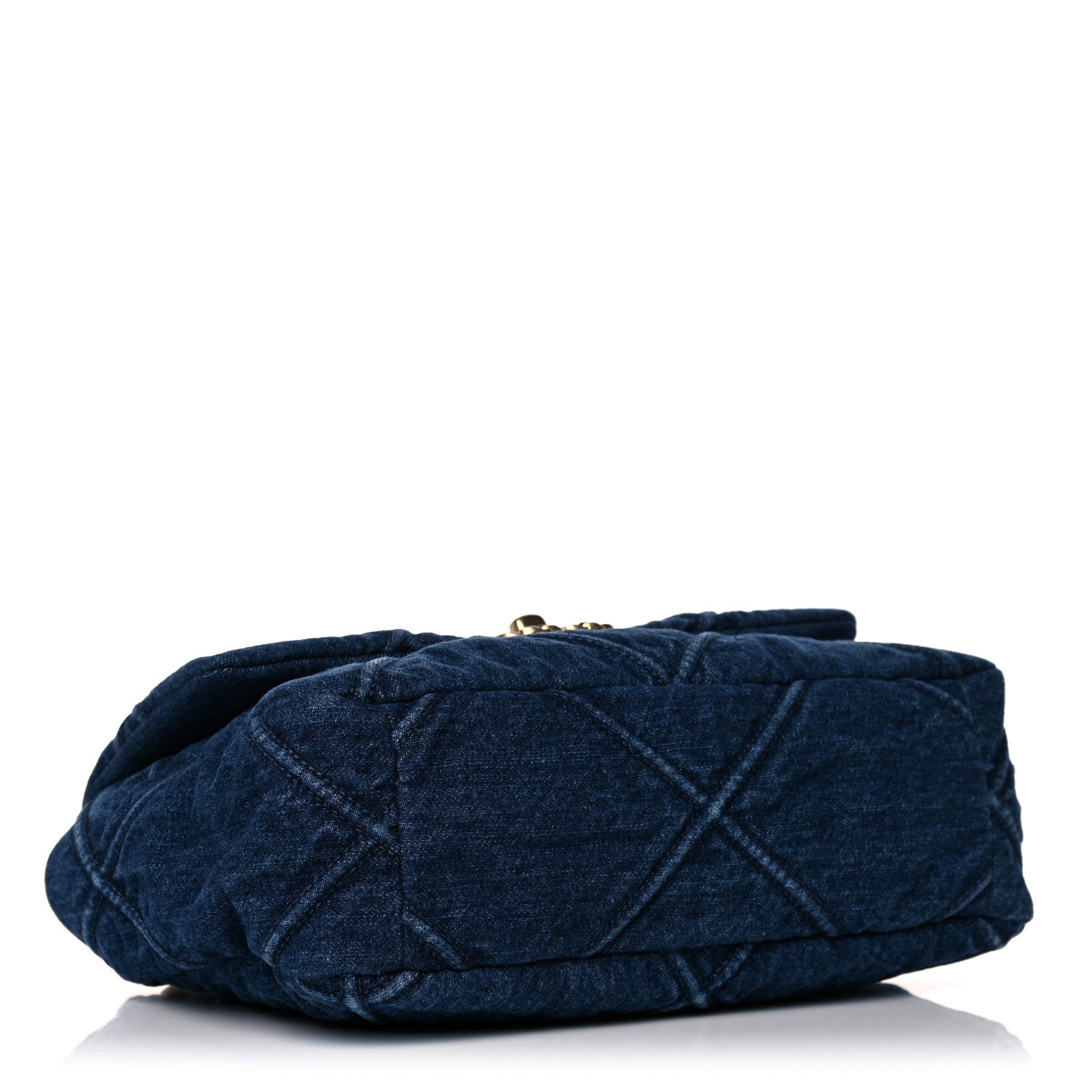 Chanel Denim Quilted Medium Chanel 19 Flap Blue 4 of 10