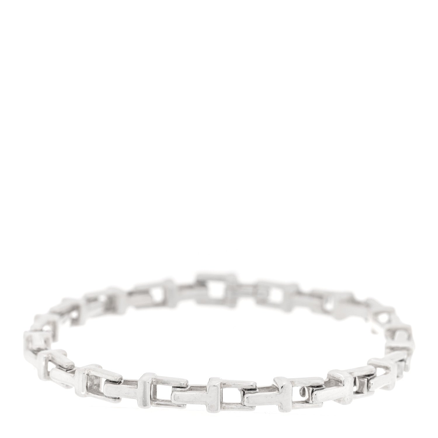 Tiffany Sterling Silver T Link Chain Bracelet 1737306 – FASHIONPHILE