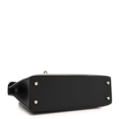 Hermes Epsom Mini Kelly Sellier 20 Black 4 of 11