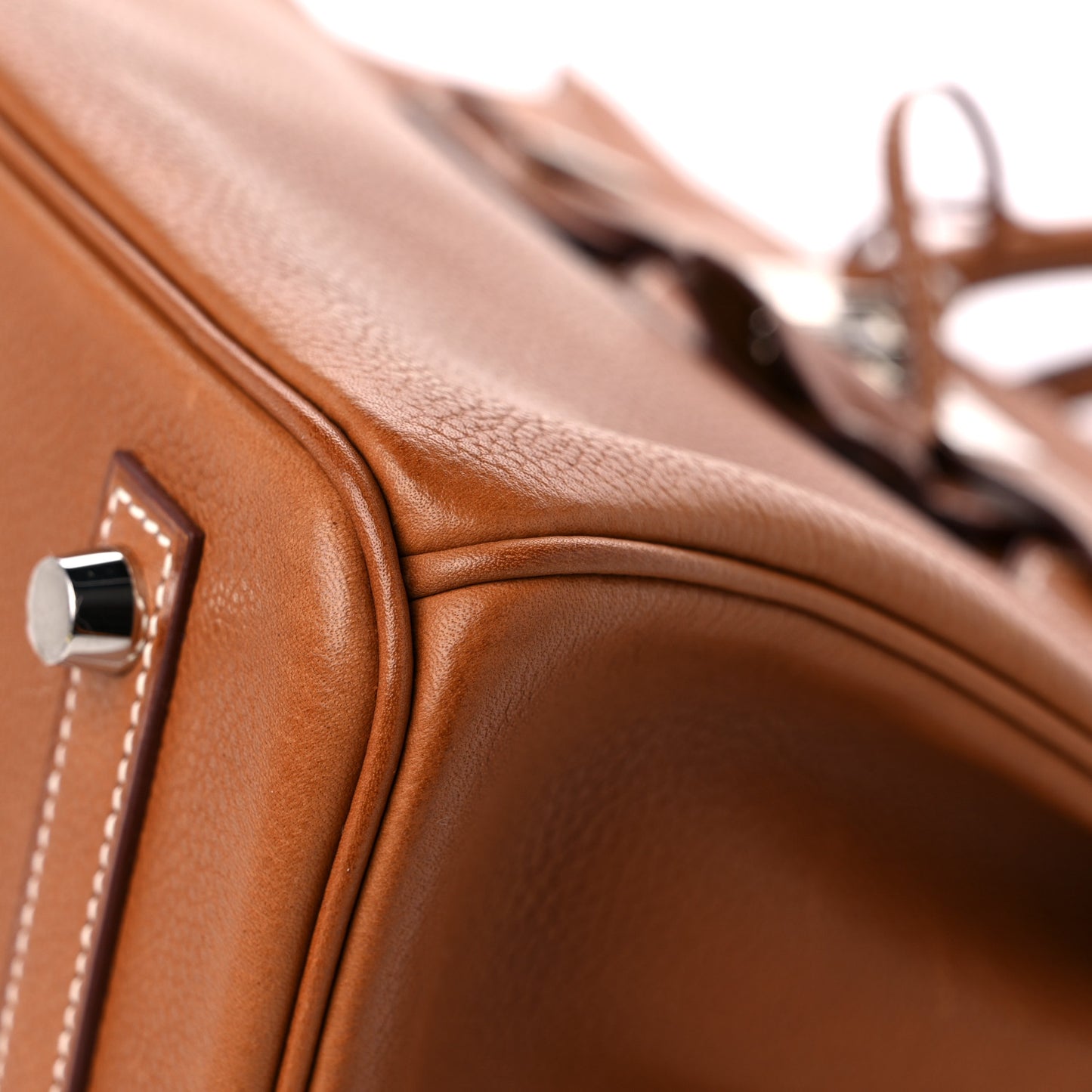 Natural Barenia Faubourg Birkin 30 Fauve