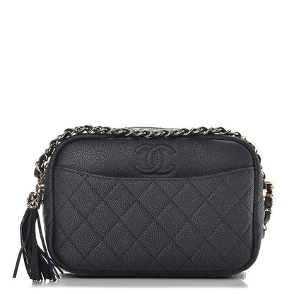 Chanel Caviar Quilted Coco Tassel Camera Case Black 1 of 8