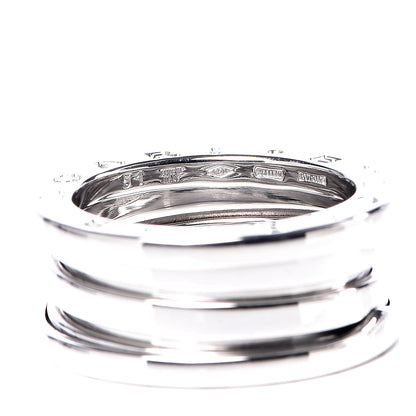Bulgari 18K White Gold B.Zero1 Three-Band Ring 51 5.75 5 of 6