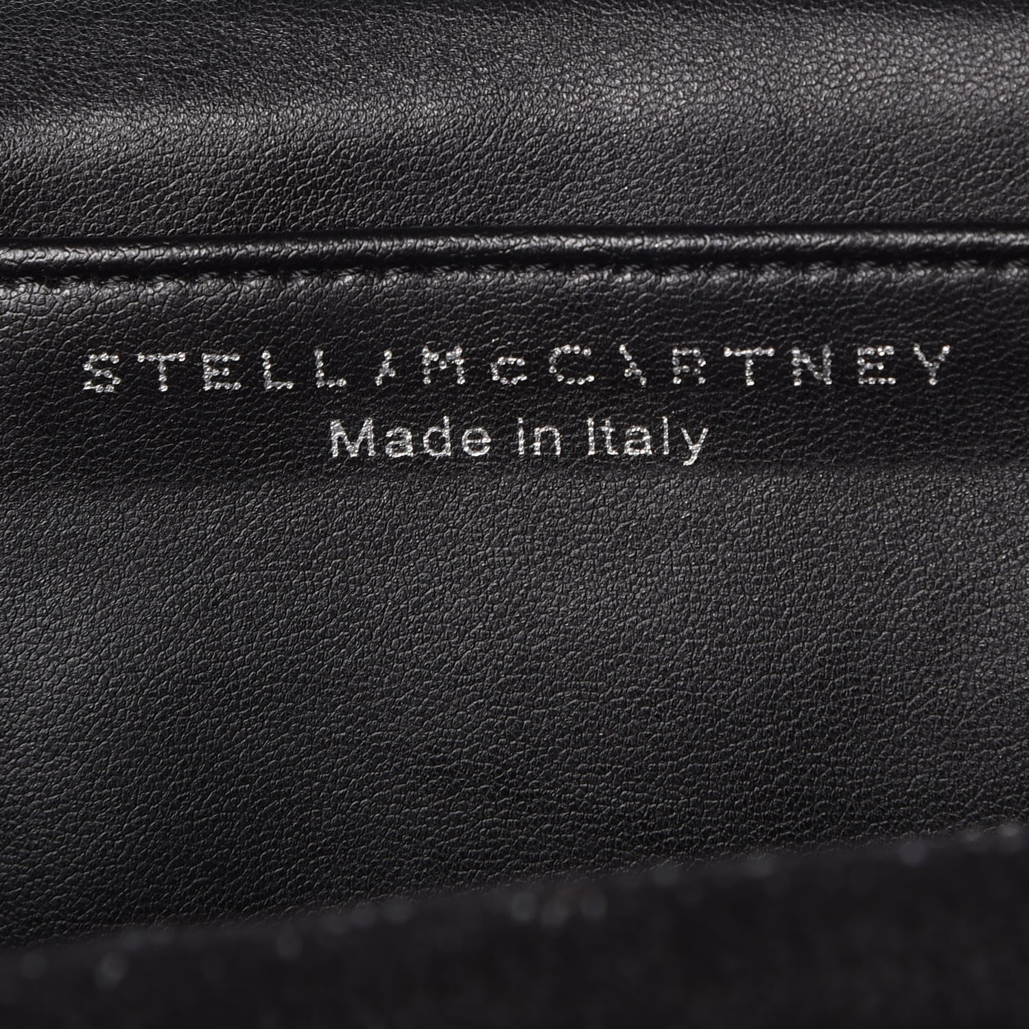 Stella McCartney Shaggy Deer Falabella Flap Wallet Black 7 of 9