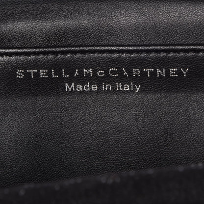 Stella McCartney Shaggy Deer Falabella Flap Wallet Black 7 of 9