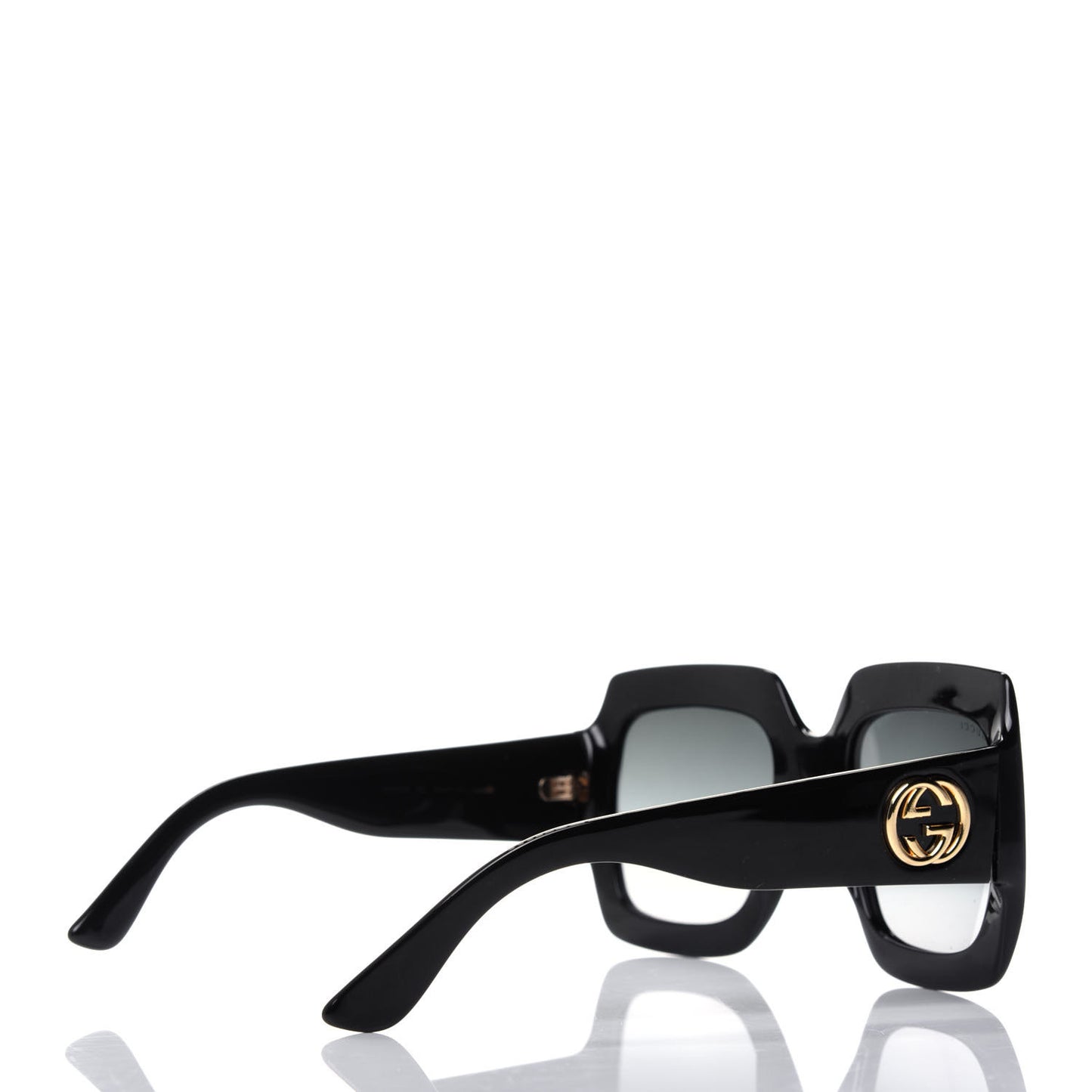 Acetate Square Frame Sunglasses GG0053S Black