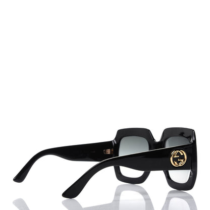 Gucci Acetate Square Frame Sunglasses GG0053S Black 4 of 8
