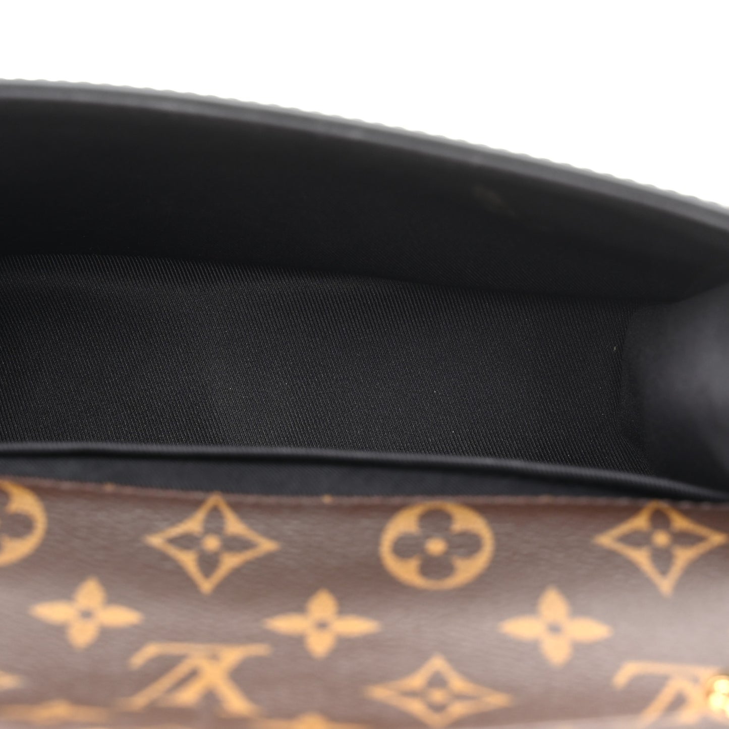 Patent Calfskin Monogram Cherrywood BB Black