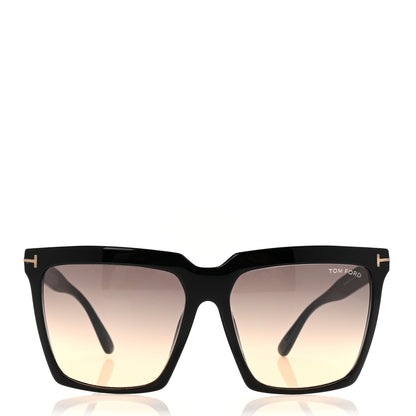 Tom Ford Acetate Sabrina Square Sunglasses TF764 Black 2 of 8