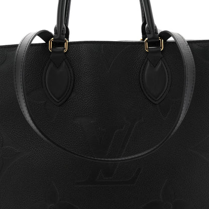 Louis Vuitton Empreinte Monogram Giant Onthego MM Black 7 of 11