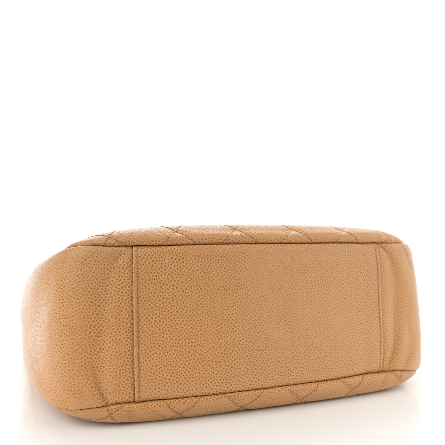 Chanel Caviar Quilted Timeless CC Shoulder Bag Beige 4 of 14