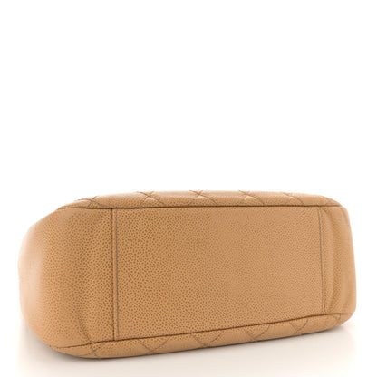 Chanel Caviar Quilted Timeless CC Shoulder Bag Beige 4 of 14