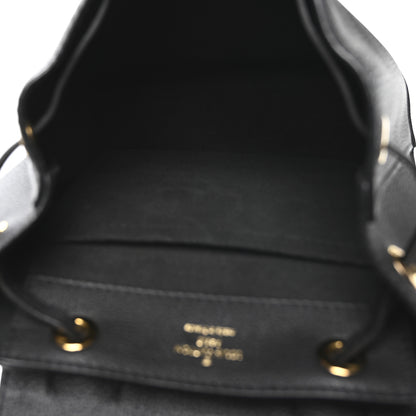 Louis Vuitton Calfskin Lockme Mini Backpack Black 5 of 10