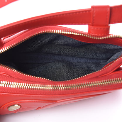 Chanel Lambskin CC Mania Waist Belt Bag Red 9 of 11