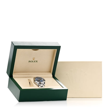Rolex Stainless Steel 41mm Oyster Perpetual Datejust II Watch Blue Roman 116300 5 of 5
