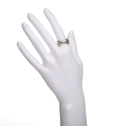 Cartier 18K White Gold Classic Trinity Ring 55 7.25 2 of 4