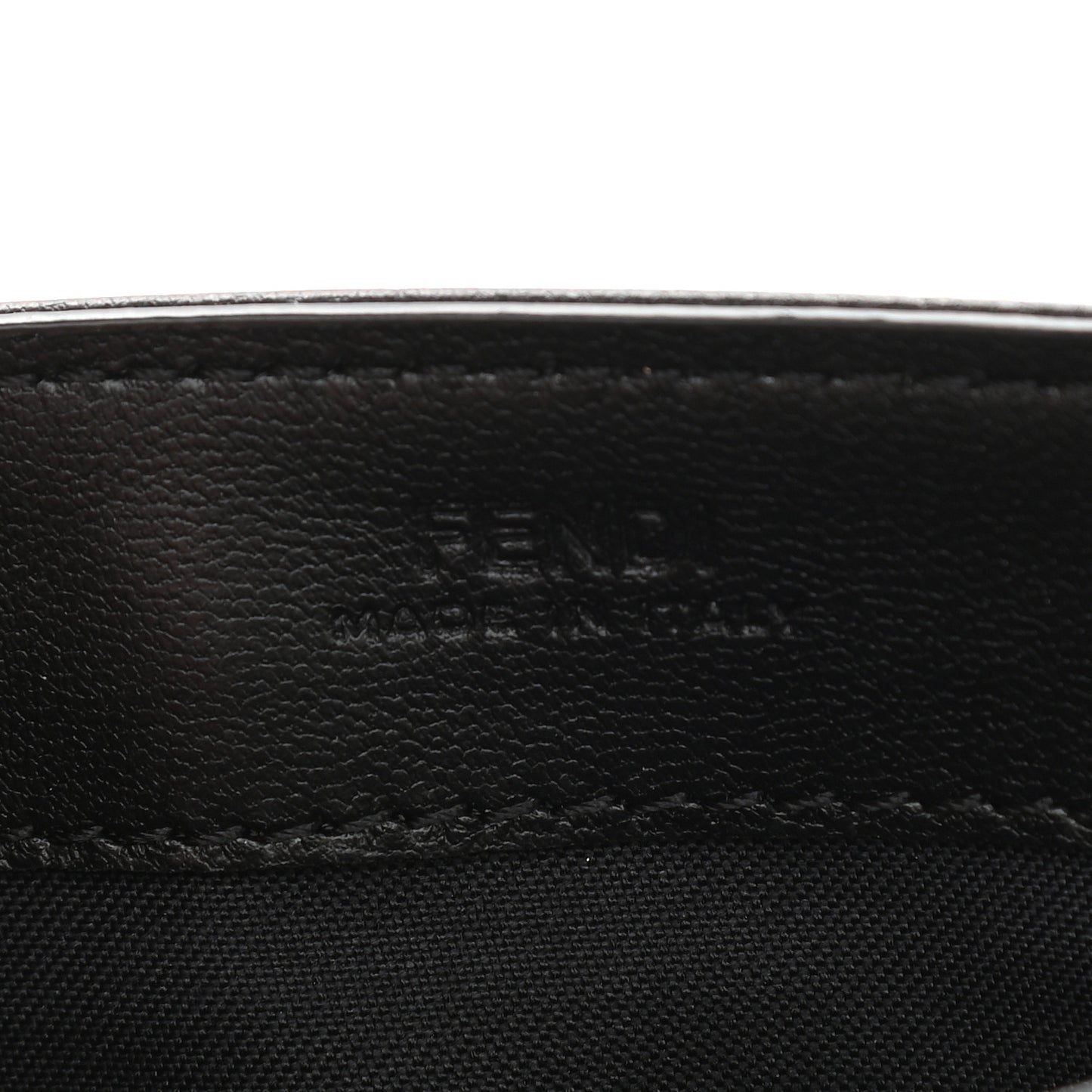 Nappa Matisse FF Embossed Continental Wallet On Chain Black