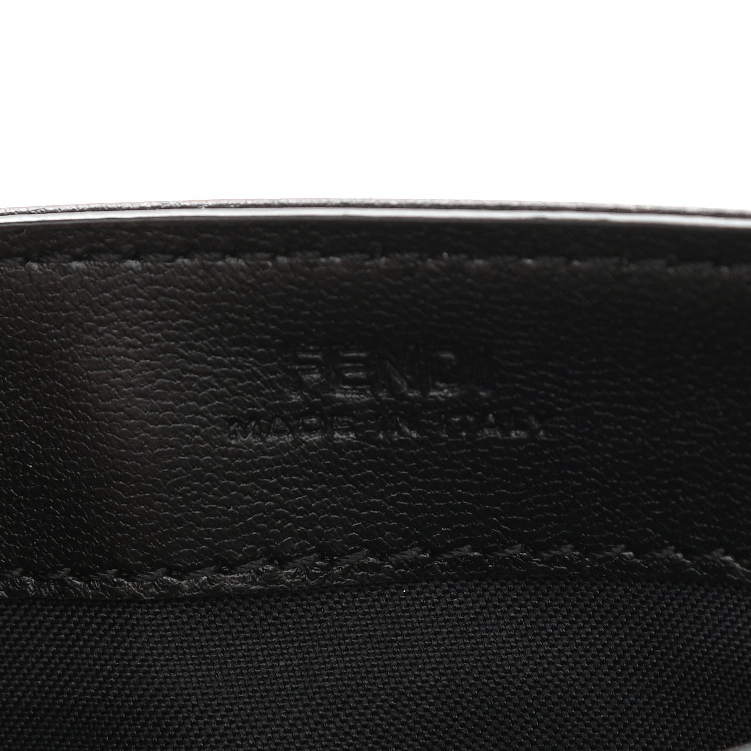 Fendi Nappa Matisse FF Embossed Continental Wallet On Chain Black 7 of 9