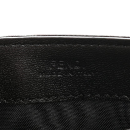 Fendi Nappa Matisse FF Embossed Continental Wallet On Chain Black 7 of 9