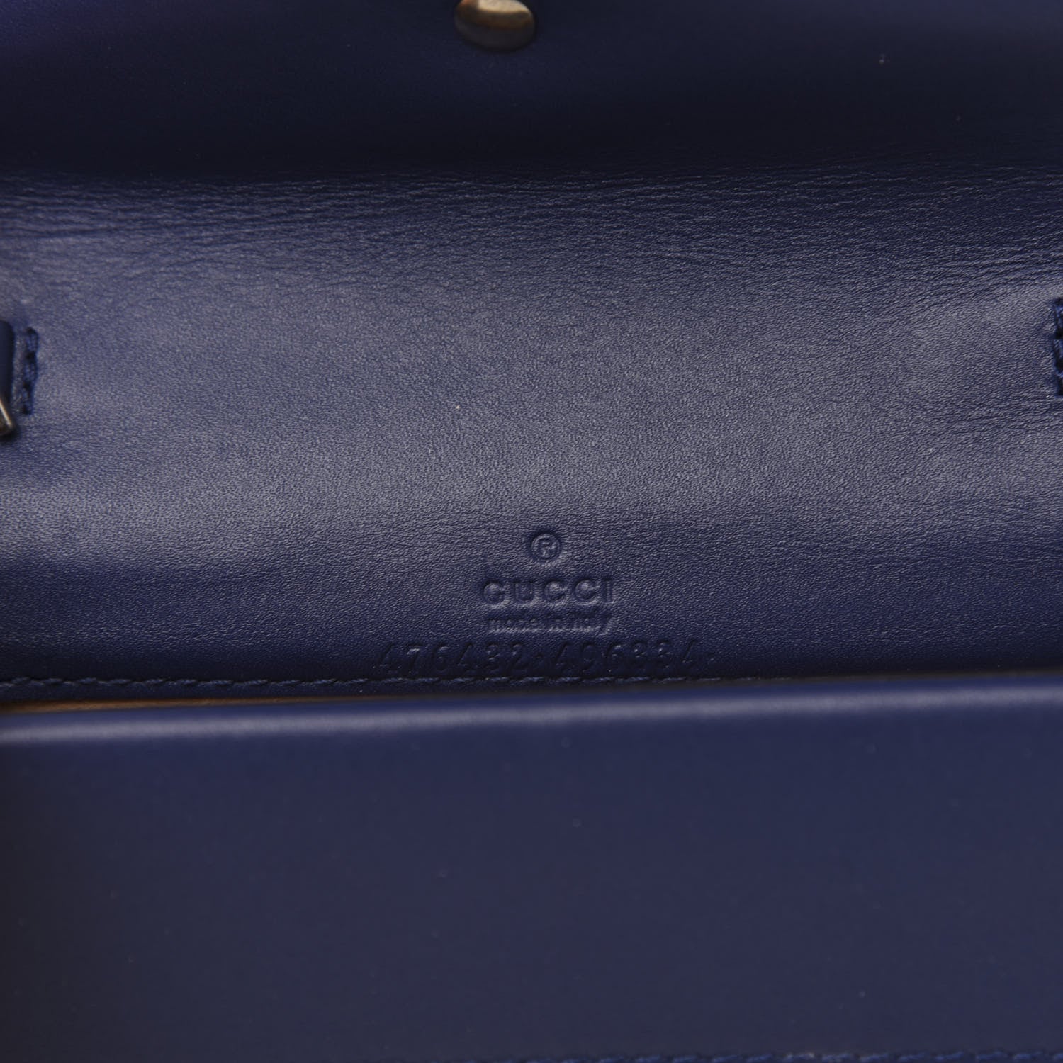 Gucci Velvet Super Mini Dionysus Shoulder Bag Cobalt 6 of 10