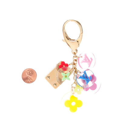 Louis Vuitton Resin Candy Fleurs Bag Charm Multicolor 2 of 4