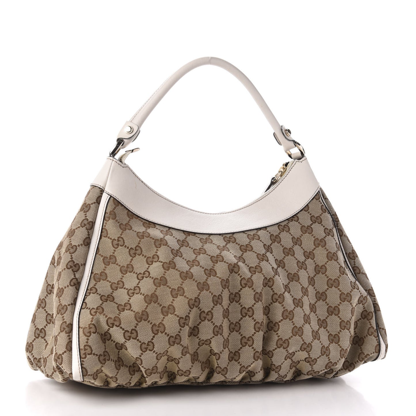 Monogram Large D Gold Hobo Off White