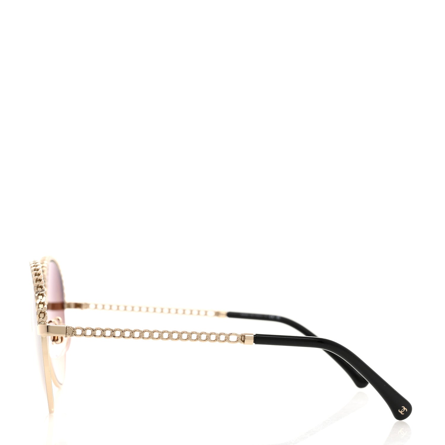 Chanel Chain Pantos Sunglasses 4242 Gold Brown 3 of 7
