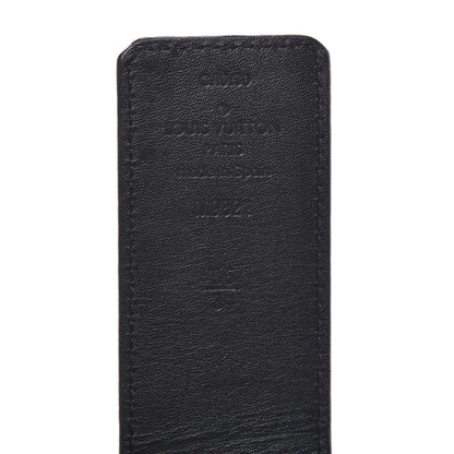 Louis Vuitton Calfskin Monogram 40mm LV Initiales Reversible Belt 85 34 Black 5 of 5